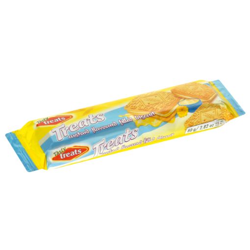 TASTY TREATS CUSTARD BISCUIT 80G