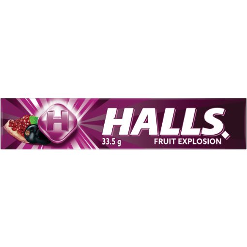 HALL`S SWEETS COUGH DROPS FRUIT EXPLOSION 33.5G