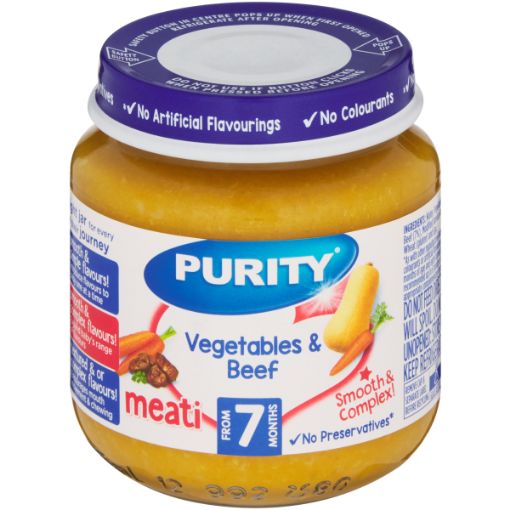 PURITY 2ND FOOD VEGETABLE&BEEF 125ML