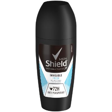 SHIELD R/ON INVIS FRESH BLK&WHT MEN 50ML