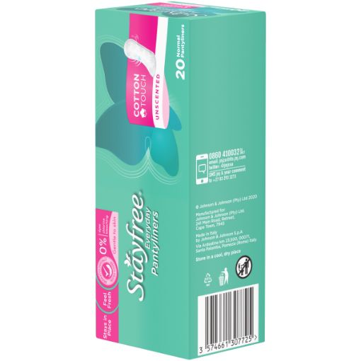 STAYFREE PADS PANTYLINERS NORMAL COTTON