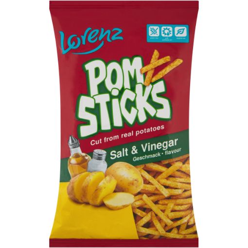 LORENZ POMSTICKS SALT&VINEGAR 85G