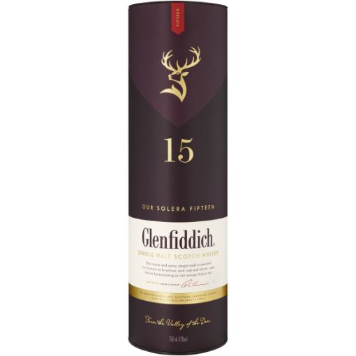 GLENFIDDICH 15YO S/MALT WHISKY 750ML