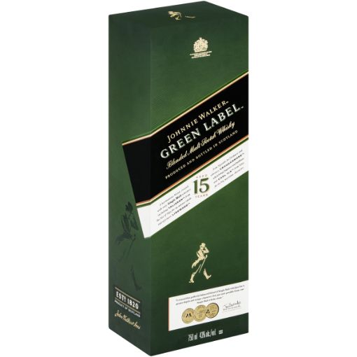 JOHNNIE WALKER GREEN LABEL 750ML
