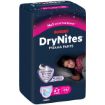 DRY NITES DIAPERS PYJAMA PANTS GIRLS 4-7YRS