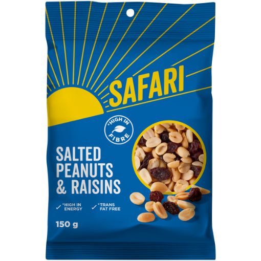 SAFARI T S RAISINS&PEANUTS 150G