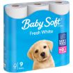 BABY SOFT T/PAPER WHITE 2PLY