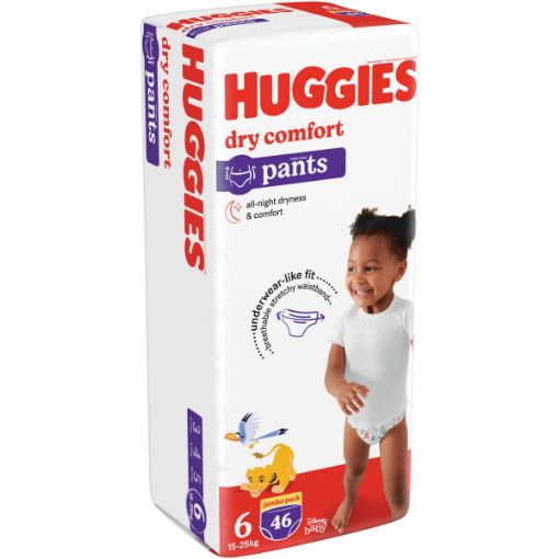 HUGGIES DISPOSABLE PANTS UNI SZ6 JU 46EA