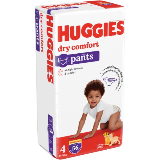 HUGGIES DISPOSABLE PANTS UNI SZ4 JU