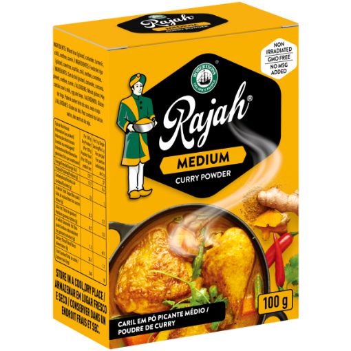 RAJAH CURRY POWDER MED 100G