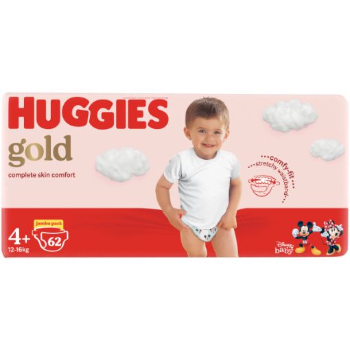 HUGGIES GOLD UNISEX JUMBO SIZE 4+