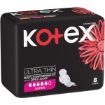 KOTEX PADS ULTA THIN  BLACK SUP+WINGS