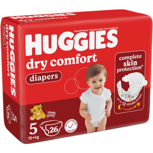 HUGGIES NAPPIES DRY COMFORT CARRY PACK S5