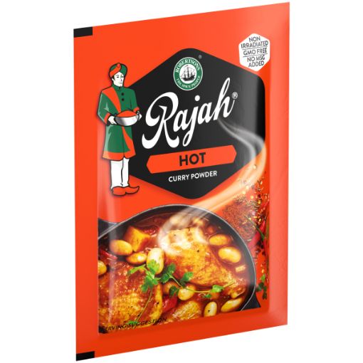 RAJAH SPICE CURRY POWDER HOT 7G