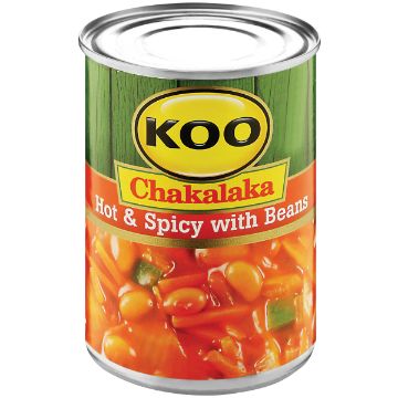 KOO CHAKALAKA BEANS HOT&SPICY 410G