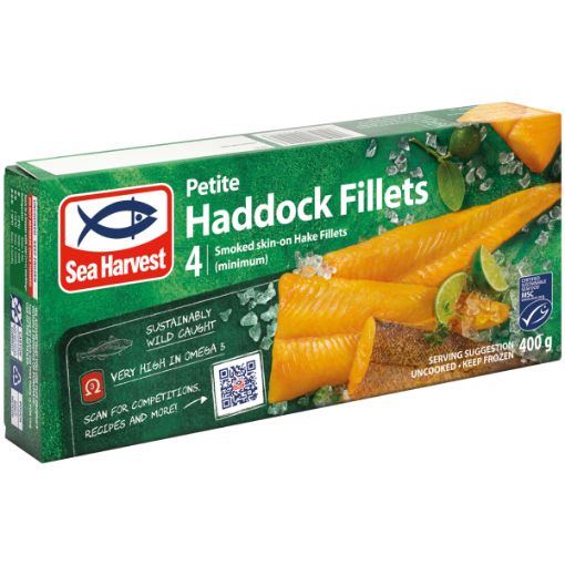 SEA HARVEST PETIT HADDOCK FILLETS 400G