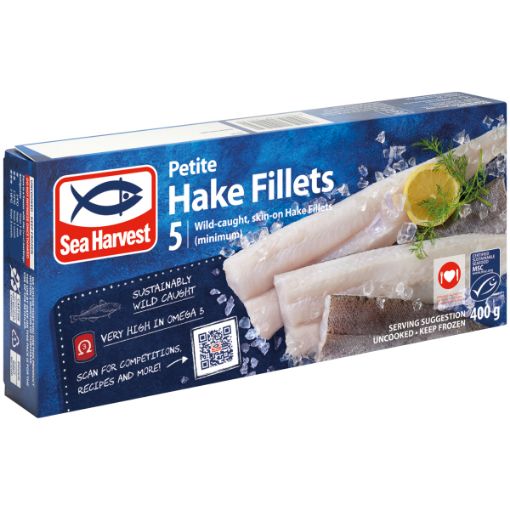 SEA HARVEST PETIT HAKE FILLETS 400G