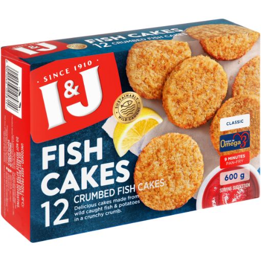 I&J FISH CAKES 600G