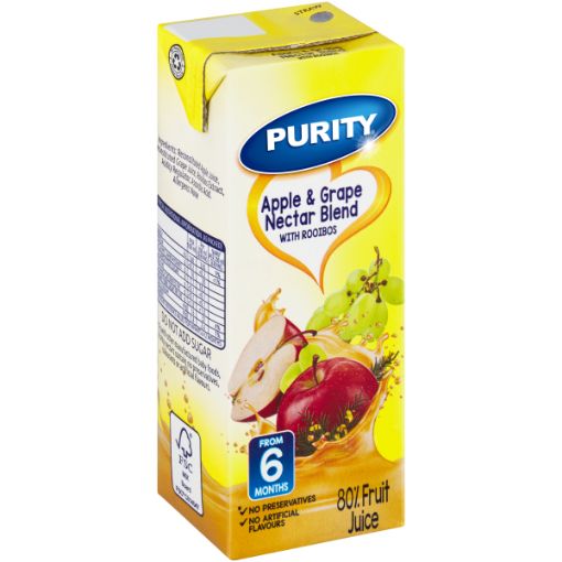 PURITY R/B TEA&APPLE/GRAPE NEC 200ML