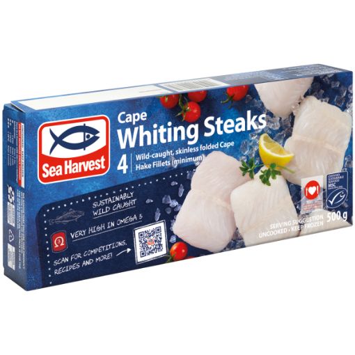 SEA HARVEST CAPE WHITE STEAK S/L 500G