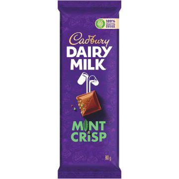 CADBURY SLAB MINT CRISP 80G