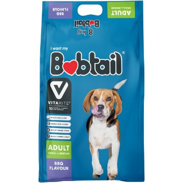 BOBTAIL DOG FOOD SM M ADULT MIN CHUNKS BBQ 8KG