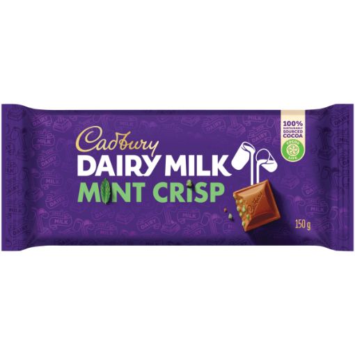 CADBURY SLAB MINT CRISP 150G