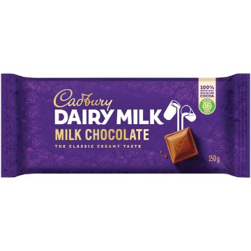 CADBURY SLAB DAIRY MILK 150G
