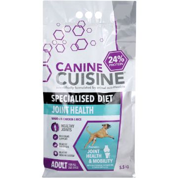 CANINE CUISINE DOG FOOD JNT HLTH A/SZE DOG 6KG
