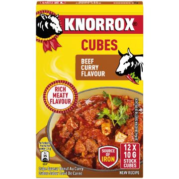 KNORROX STOCK CUBES STCK CUBES BEEF CURRY