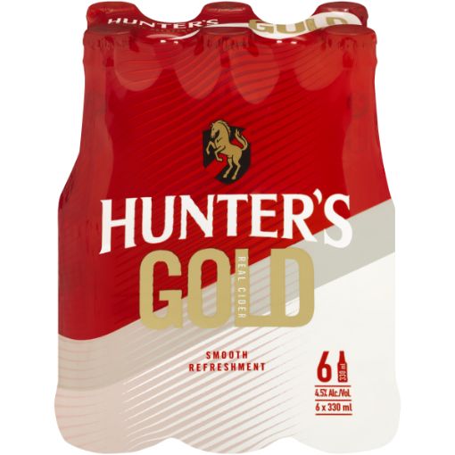 HUNTERS GOLD NRB 330ML x 6