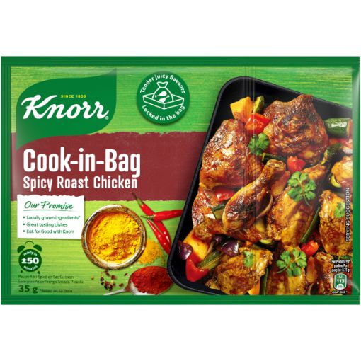 KNORR SPICE COOK COOK IN BAG ROAST CHICKEN 35G