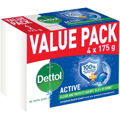 DETTOL HYGIENE B/SOAP ACTIVE 175GR