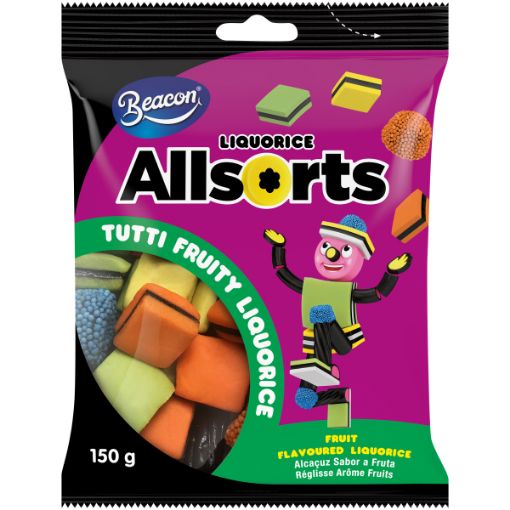 BEACON LIQUORICE ALLSORT T/FRT 150G
