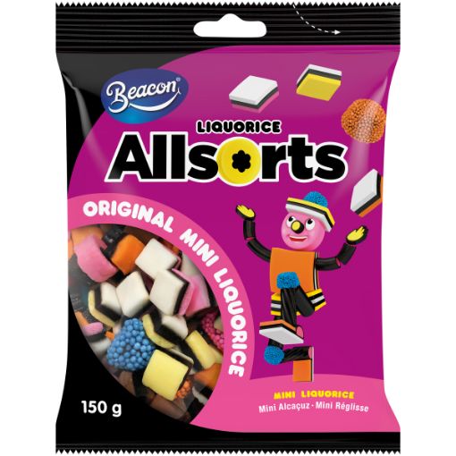 BEACON LIQUORICE ALLSORTS MINI 150G