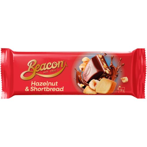 BEACON M/CHOC SLAB HNUT&S/BREAD 150G