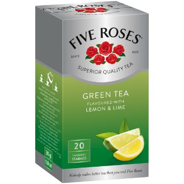 FIVE ROSES TEA GREEN  LEM&LIME