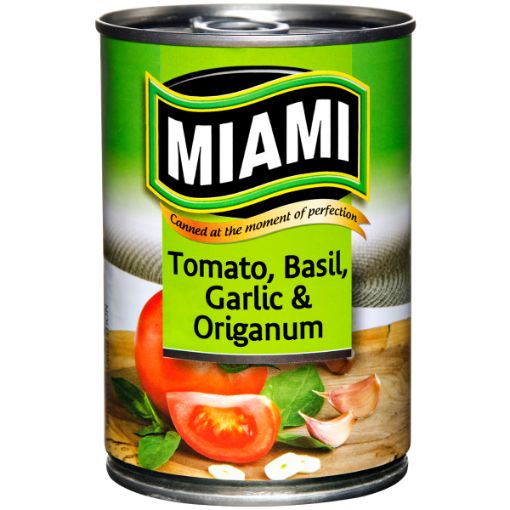 MIAMI TOMATO BASIL&GARLIC 410G