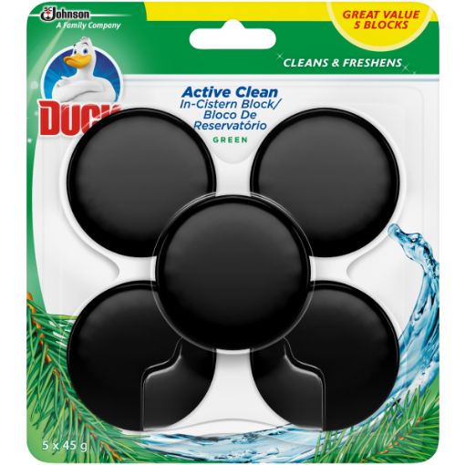 DUCK ACTIVE REFILL BLOCK ACTIVE CLEAN 3IN1 GREEN