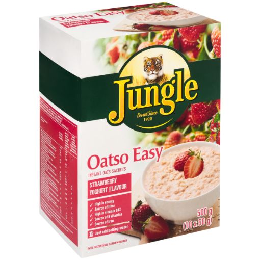 JUNGLE OATSO-EASY STRAWBER/YOG 500G
