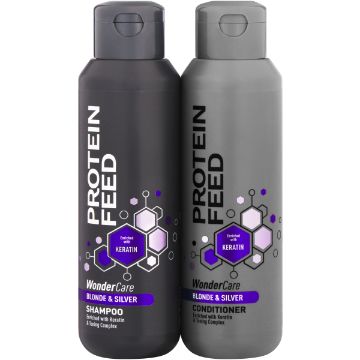 PROTEIN FEED SHAMPOO & COND SHAM&COND BLONDE&SILVER