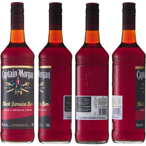 CAPTAIN MORGAN BL/LABEL 750ML