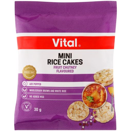 VITAL RICE CAKE MINI S FRUIT CHUTNEY 30G