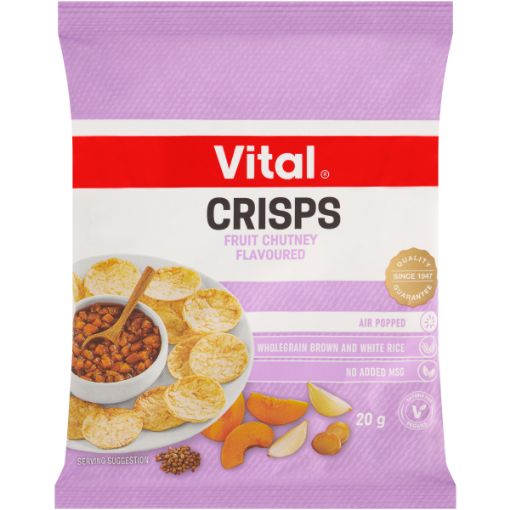 VITAL CHIPS CRISPS FRUIT CHUTNEY 20G