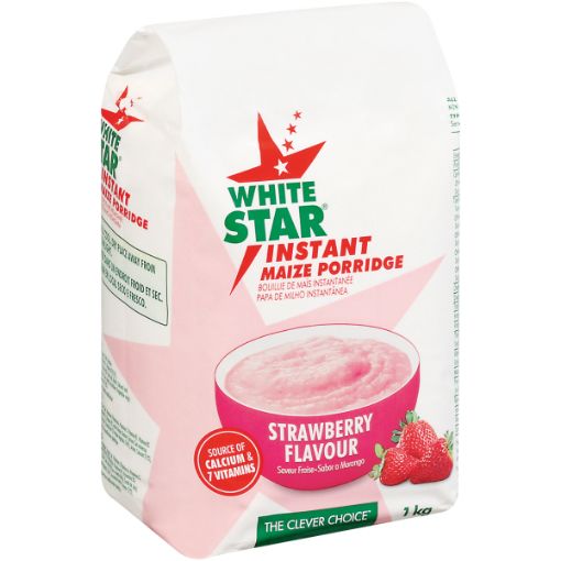 WHITE STAR INSTANT PORRIDGE INST MAIZE PORRIDGE STRAW