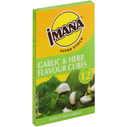 IMANA STOCK CUBES STOCK CUBE GARLIC&HERB