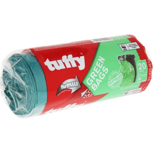 TUFFY GREEN BAGS ON ROLL