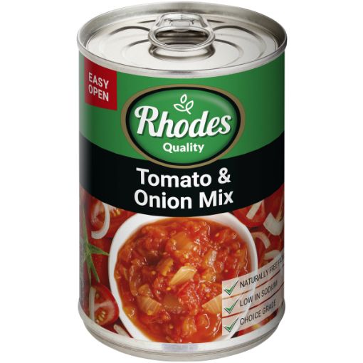 RHODES TOMATO&ONION MIX 410G