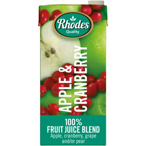 RHODES FRUIT JUICE 100% APPLE&C/BRY