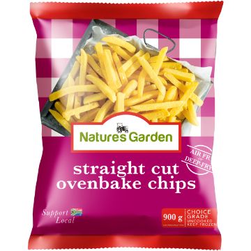 NATURES GARDEN STGHT/C O/BKE CHIPS 900G